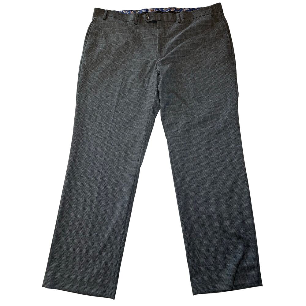 Lauren Ralph Lauren Mens Edgewood Classic Fit Plaid Dress Pants Charcoal 40X30